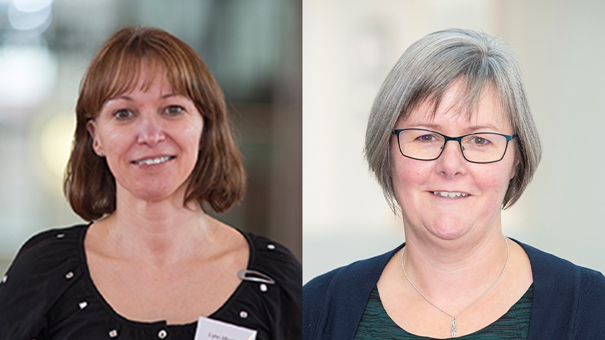 Head shots of Lynn Morrice and Wendy Inglis Humphrey